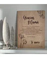 Cartel dedicado para Mamá