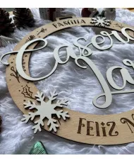 Guirnalda de Navidad para puertas